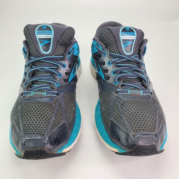 Brooks Glycerin 11 Blue White Running Shoes - Picture 3 of 9